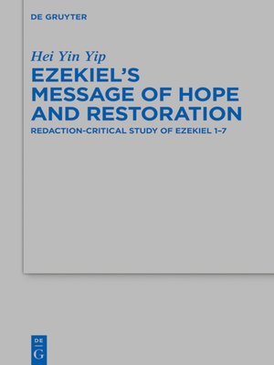 cover image of Ezekiel's Message of Hope and Restoration